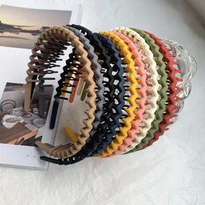 5 PCS Teeth Headband Set, 5 Color Headband For Face Washing, Hold Hair Tight