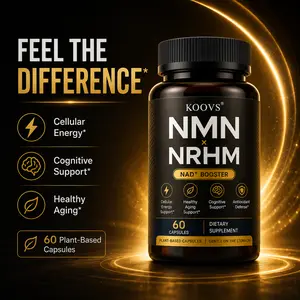 KOOVS NMN Dietary Supplement - 1000 mg, Quercetin, TMG, Resveratrol Complex - Supports Cellular Energy, NAD+ Levels - Vitamin Healthcare Supplement