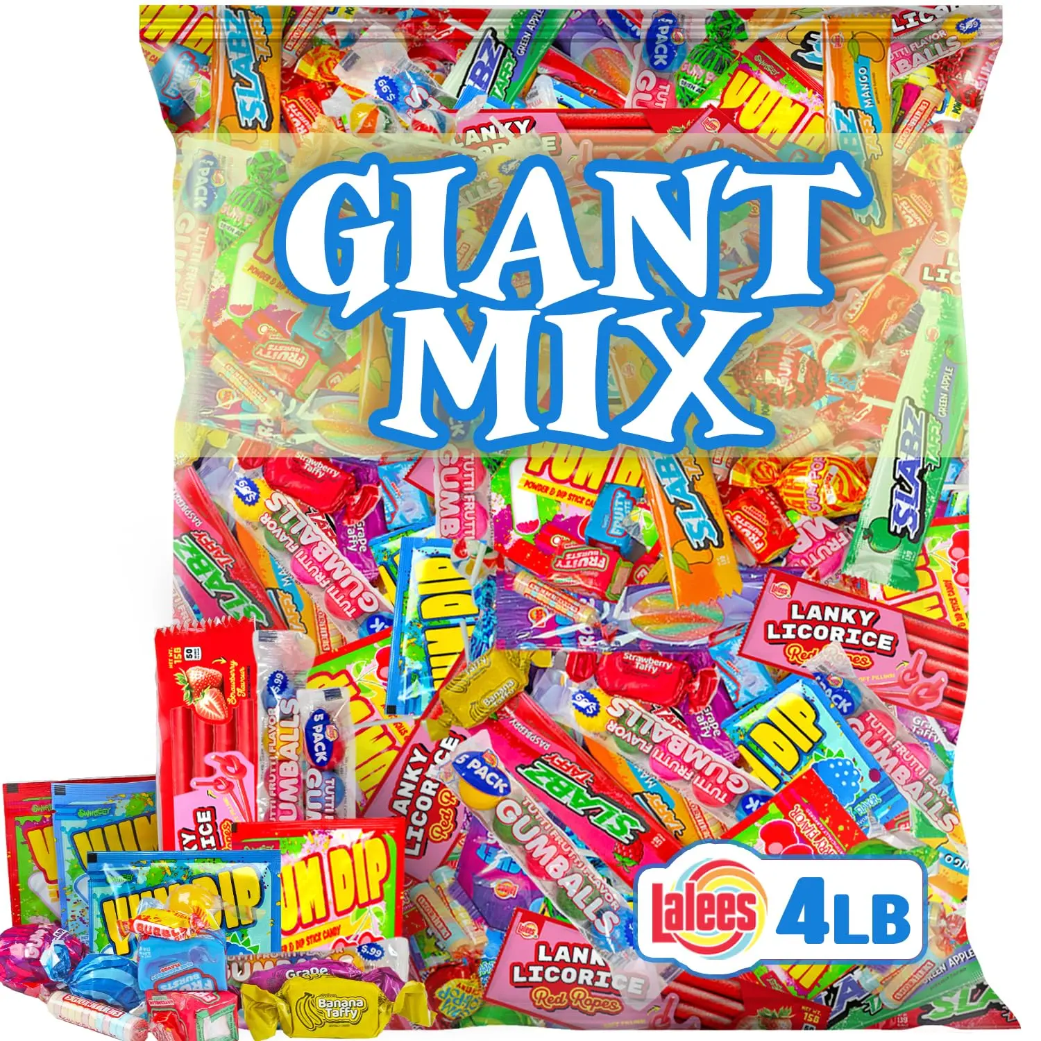 Assorted Candies Individually Wrapped - Bulk Pinata Candy (4 Pounds) Assorted Candies Individually Wrapped - Bulk Pinata Candy (4 Pounds)