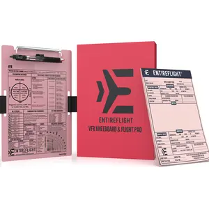 EntireFlight Limited Run Pink VFR Pilot Kneeboard And Flight Pad