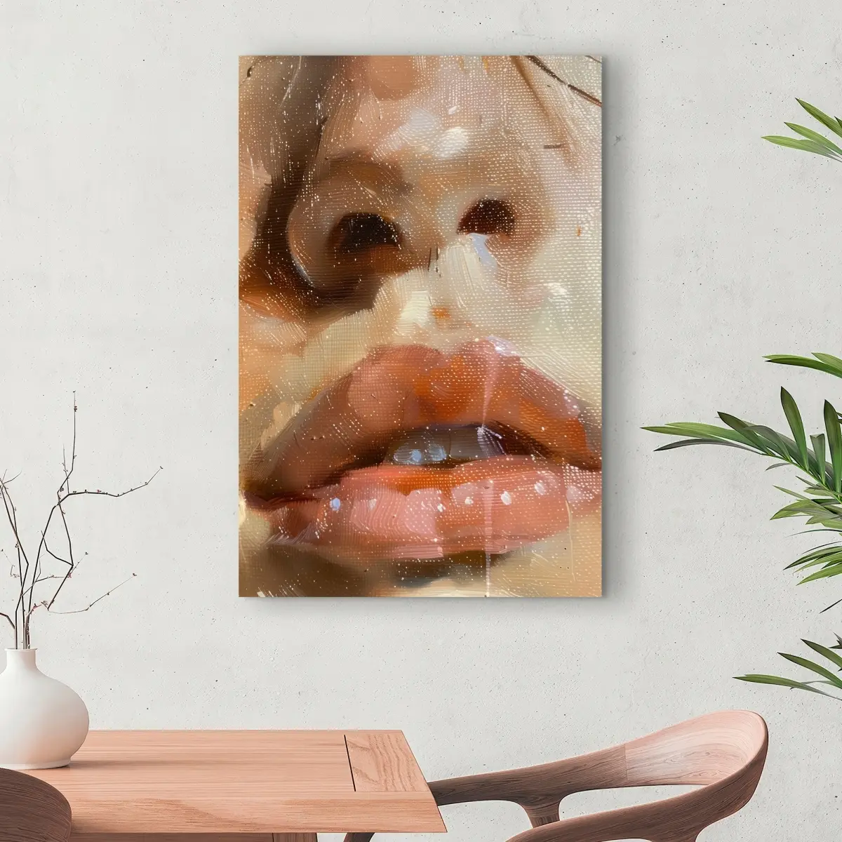 212 MAIN Pictorem C1RC2436JSOJ8S 24x36 in. Chic Decorative Durable Minimalist Lust Beige Photo Wall Art Print - Home & Office Decor, Soothing Accent for Elegant Spaces
