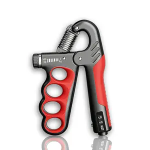 Adjustable Hand Grip Strengthener with Mechanical Counter – Forearm, Wrist & Finger Strength Trainer for Athletes, Musicians & Injury Recovery，Gift for Boyfriend ，Gift for Friends， Gift for Family