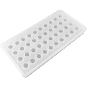 40 Cavities Fronzen Mini Ice Ball Mold Tray Candy Chocolate Mold (White)