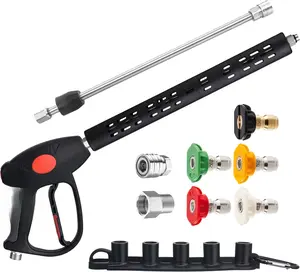 Replaceent  Washer  with Extension Wand, 22 15 or 22 14 Fitting, 5 Nozzle Tips, 40 Inch, 4000 PSI