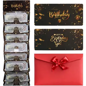 Birthday Money Envelopes For Cash With 10 Slots Cash Gift Card Holders Surprise Xmas Cash Envelope For Boy Girl Women Men Fun Birthday Valentine's Day Gift Ideas