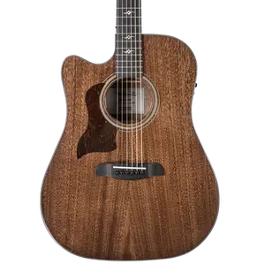 Sawtooth Mahogany Series Left-Handed Dreadnought Cutaway Acoustic Electric Guitar with Mahogany Back and Sides