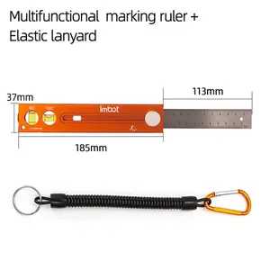 Imbot Multi-Function Marking Ruler - Precision Measuring & Scribing Tool for Woodworking & DIY Imbot Multi-Function Marking Ruler - Precision Measuring & Scribing Tool for Woodworking & DIY