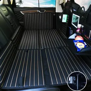 Non-Inflatable Car Mattress for SUV Truck, Foldable Back Seat Bed with Adjustable Support, Travel Camping & Dog Seat Cover