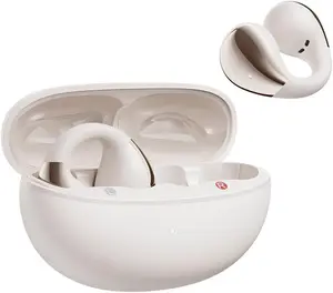 Crossky C30 Open Ear Headphones  , Clip-On Earbuds with 4 ENC Noise Cancelling Mic,  Fit, Dual Connection, EQ Customized,  Earphones for Workout/Running