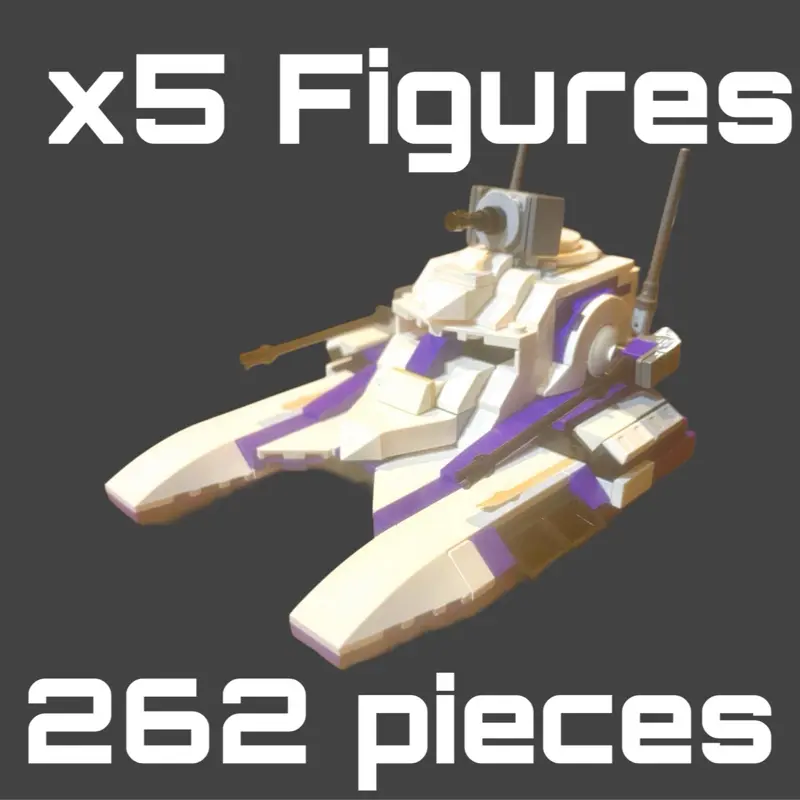 187th Fighter Tank 262pcs Compatible Building Kit