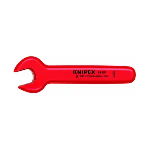 KNIPEX 98 00 1 1/16" 1000V Insulated 1-1/16" Open-End Wrench