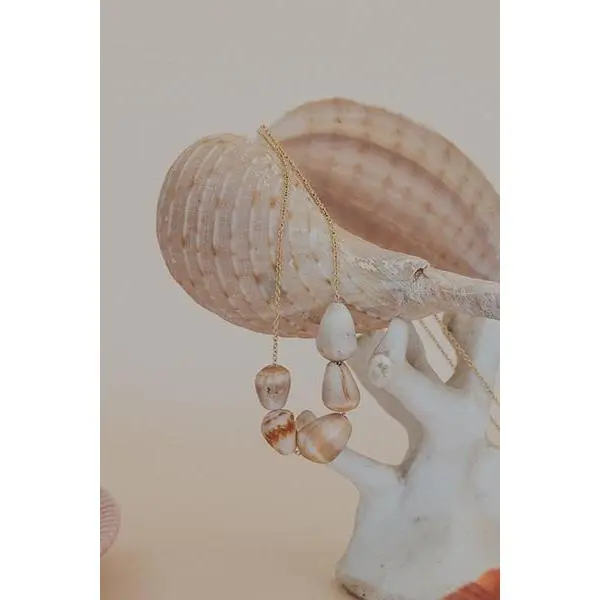 Mini Cone Shell Sliding Necklace