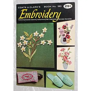 USED-Coats & Clark's Book No. 180 Embroidery by Coats & Clarke (Unknown)