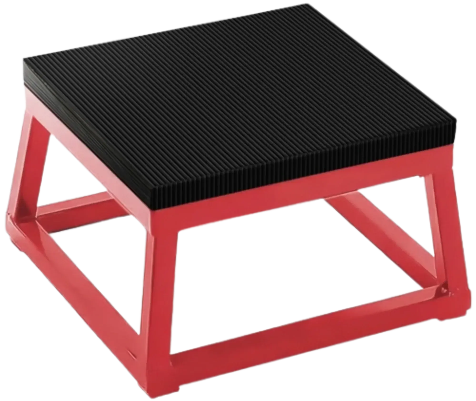Heavy-Duty Steel Plyo Box, 6" Stable Jump Platform with Non-Slip Surface for Box Jumps, Dips, and Step-Ups, Muscles, Corner Grips