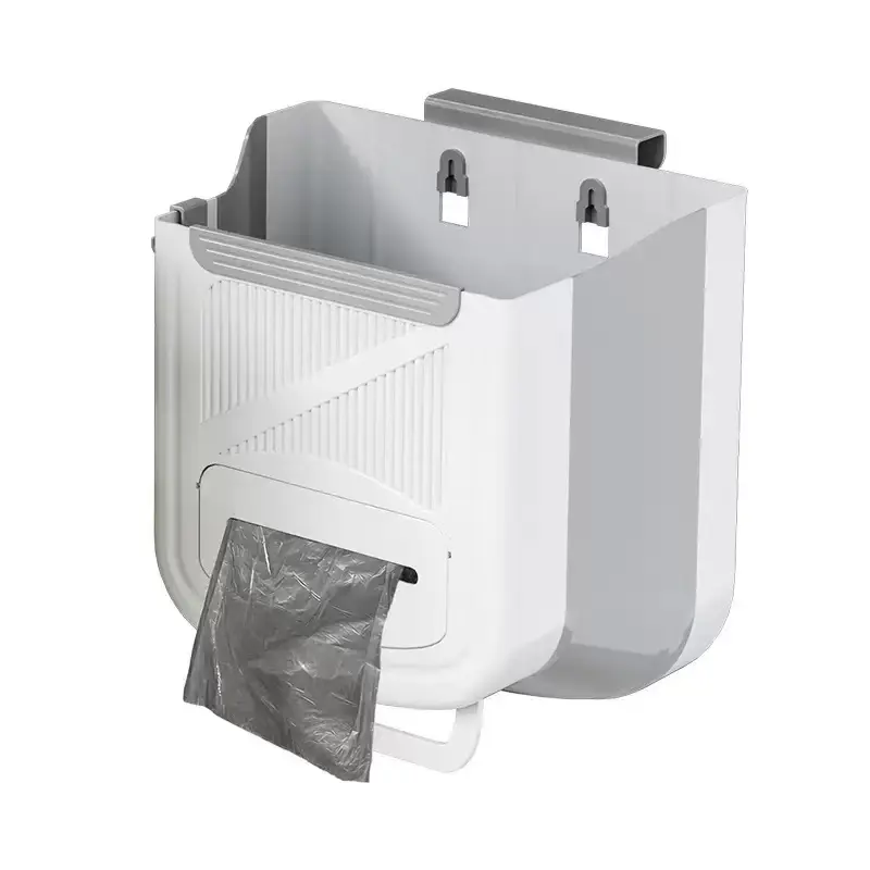 Hanging Kitchen Trash Can - 1 Count Space-Saving Garbage Storage Bucket, Home Supplies Bin for Kitchen, RV, Camping Waste Management