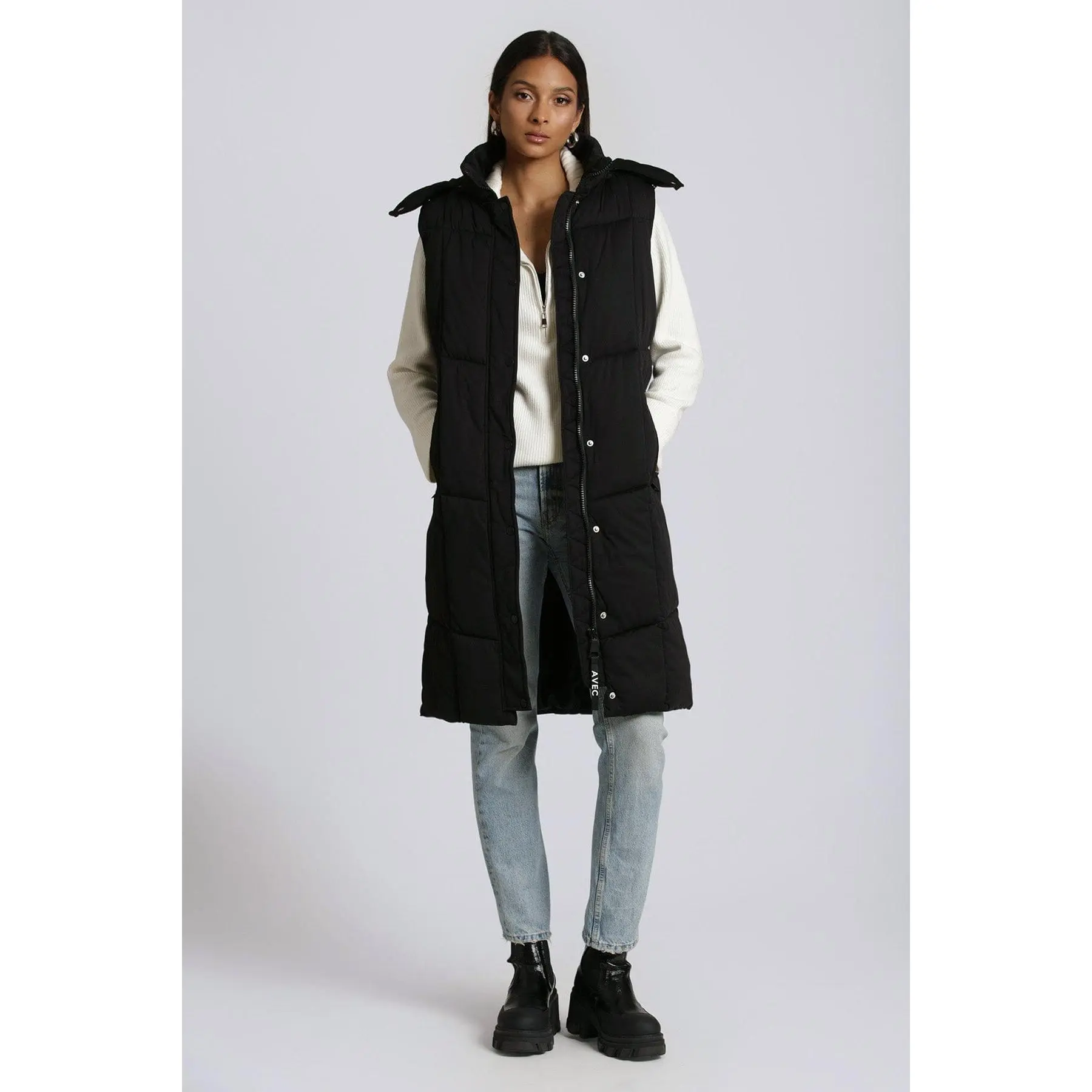 Thermalpuff™ Hooded Longline Puffer Vest