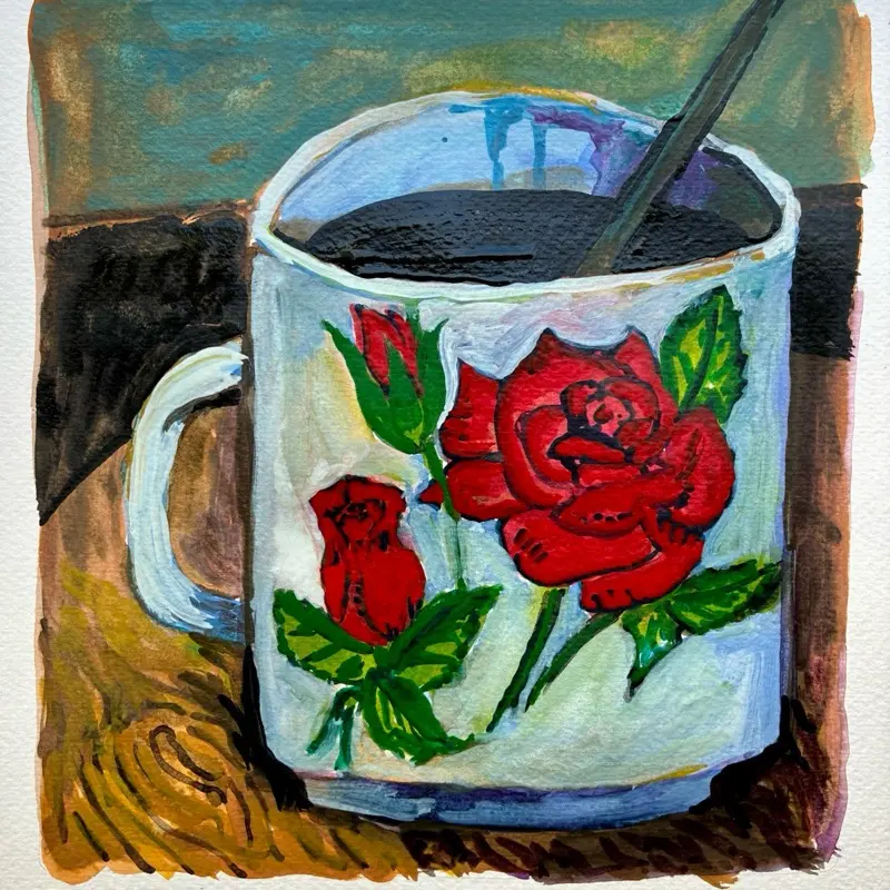 Strange Brew - Japanese watercolor on 12”x12” watercolor paper archival print