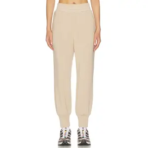 Varley The Slim Cuff Pant in Light Taupe