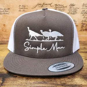 The Original Simple Man Trucker Snapback Hat - Turkey Logo