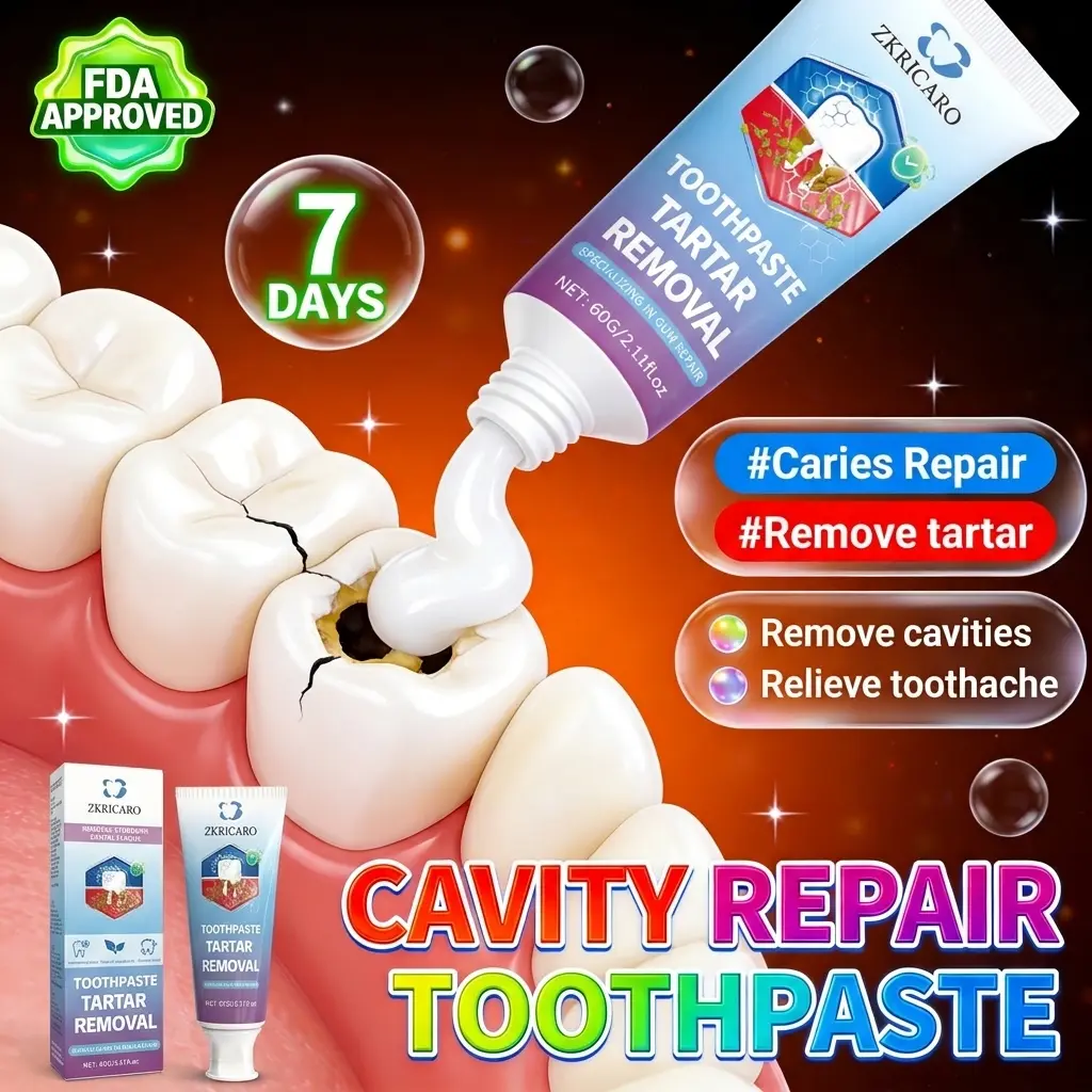 Advanced Anti-Cavity Toothpaste with Fluoride, Professional Enamel Strengthening Formula to Prevent Tooth Decay, Deep Clean Plaque Defense for Healthy Gums, Long-Lasting Fresh Breath, Daily Oral Care Solution. Whitening Cleansing Moisture Sensitive Gentle