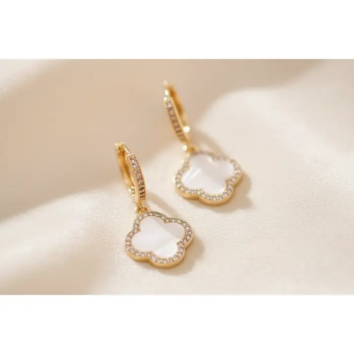Golden Glow Drop Earrings – Waterproof, Tarnish-Resistant Luxury