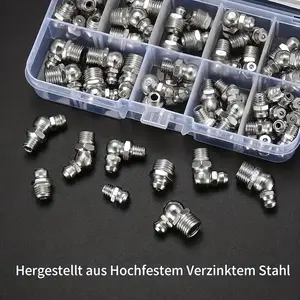 50pcs Universal Straight Bend Oil Nozzle Set, Fits M6 M8 M10 Sizes, Durable Fuel Injection Connectors, Ideal for Automotive Use, Automotive Repair Tools
