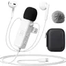S19 Sound Card Karaoke Headset with Real-Time in-Ear Monitoring & Microphone, 7 Sound Effects Voice Changer, Live Broadcasting Equipment, 2 Modes Live Streaming Sound Card & Wired Earbuds, USB, Smartphone, Audio, Electronic