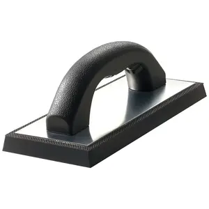 VEVOR Grout Float, Professional Rubber Tile Grout Tool with Anti-slip Handle & Lightweight Aluminum Connector Backplate, Easy to Operate & Cleaning for Smoothly Apply to Concrete, Plaster, Drywall