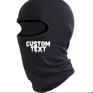 Custom text ski mask balaclava, one size fits all shiesty mask