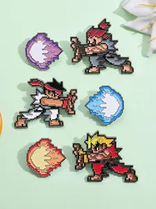 Cute Cartoon Character Brooch, Fashion Alloy Badge Decoration for Daily Clothing Decor, Trendy All-match & Exquisite Brooch for Birthday Gift