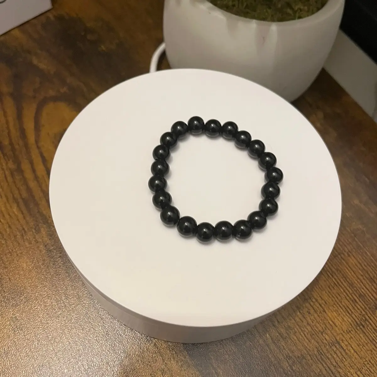 All black bracelet