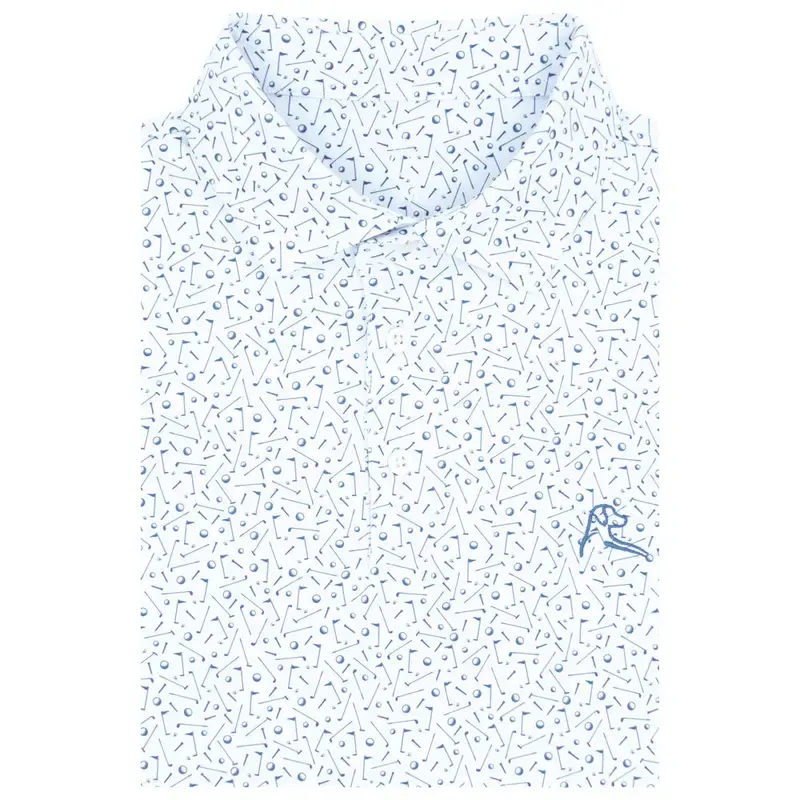 The Mulligan Performance Polo – Men’s Short Sleeve Golf Shirt, Breathable Lightweight Athletic Polo Top, Classic Casual Sportswear for Golf, Training & Everyday Style