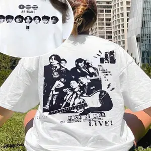 Arirang Bangtan The Kings Are Back Graphic Tee, Bangtan 2026 Album Songs Concert Shirt, Merch Gift for Fan, Bangtan Boys Group Shirt 5NK