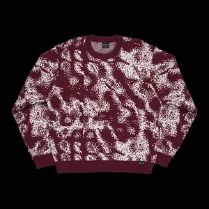 Quasi Moire Sweater - Rhubarb