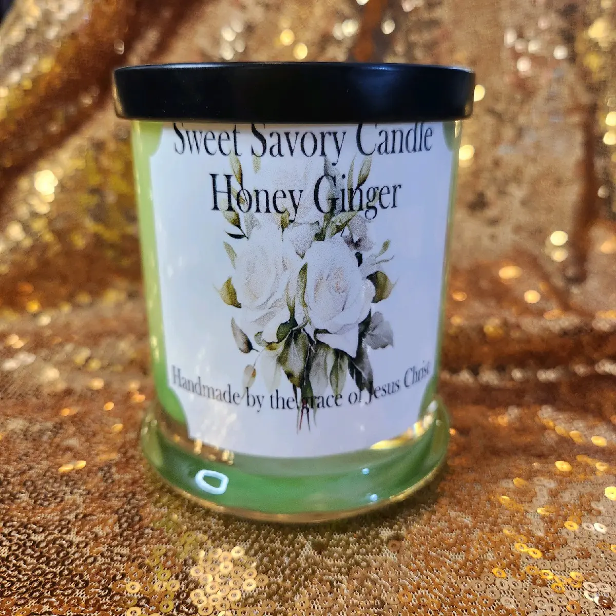 Wickless Candle Honey Ginger