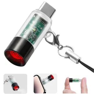 USB-C Electric Lighter.Windproof Waterproof.Phone or Power Bank Powered, mini, Lightweight, Activated by plugging into Power Source, Automatically Turns Off After 10 Seconds(Not For Samsung)