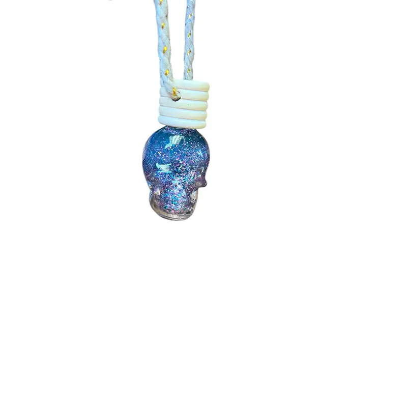 Glitter Skull Butt Naked Car Diffuser - Skull Glitter Design, Smooth Driving Experience, Ideal for Manual & Automatic Transmissions
