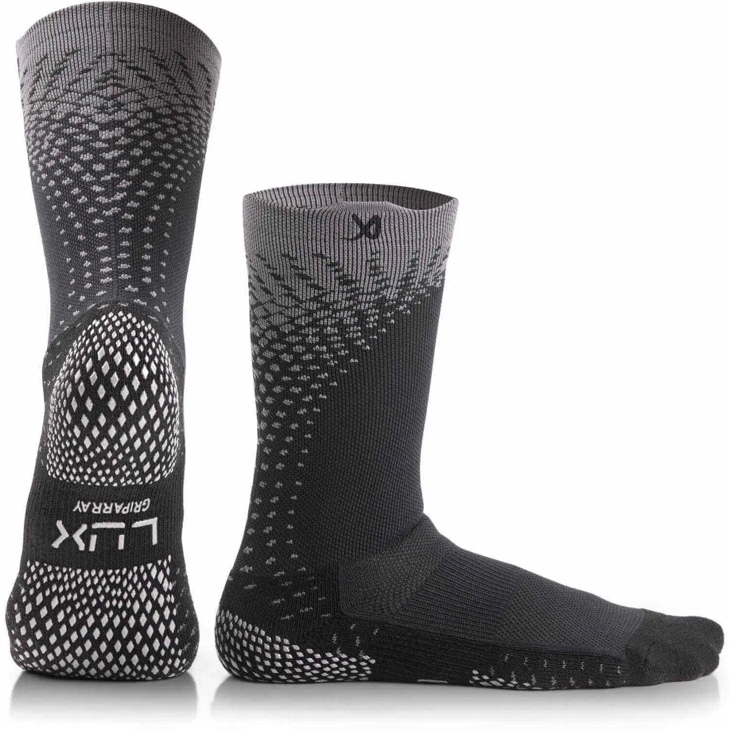 LUX Grip Cleat Socks by LUX - Calf with GripArray Technology for Superior Traction and Stability All Seasons Performance Socks Unisex