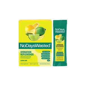 No Days Wasted Hydration Replenisher 15 Pack in Lemon Lime