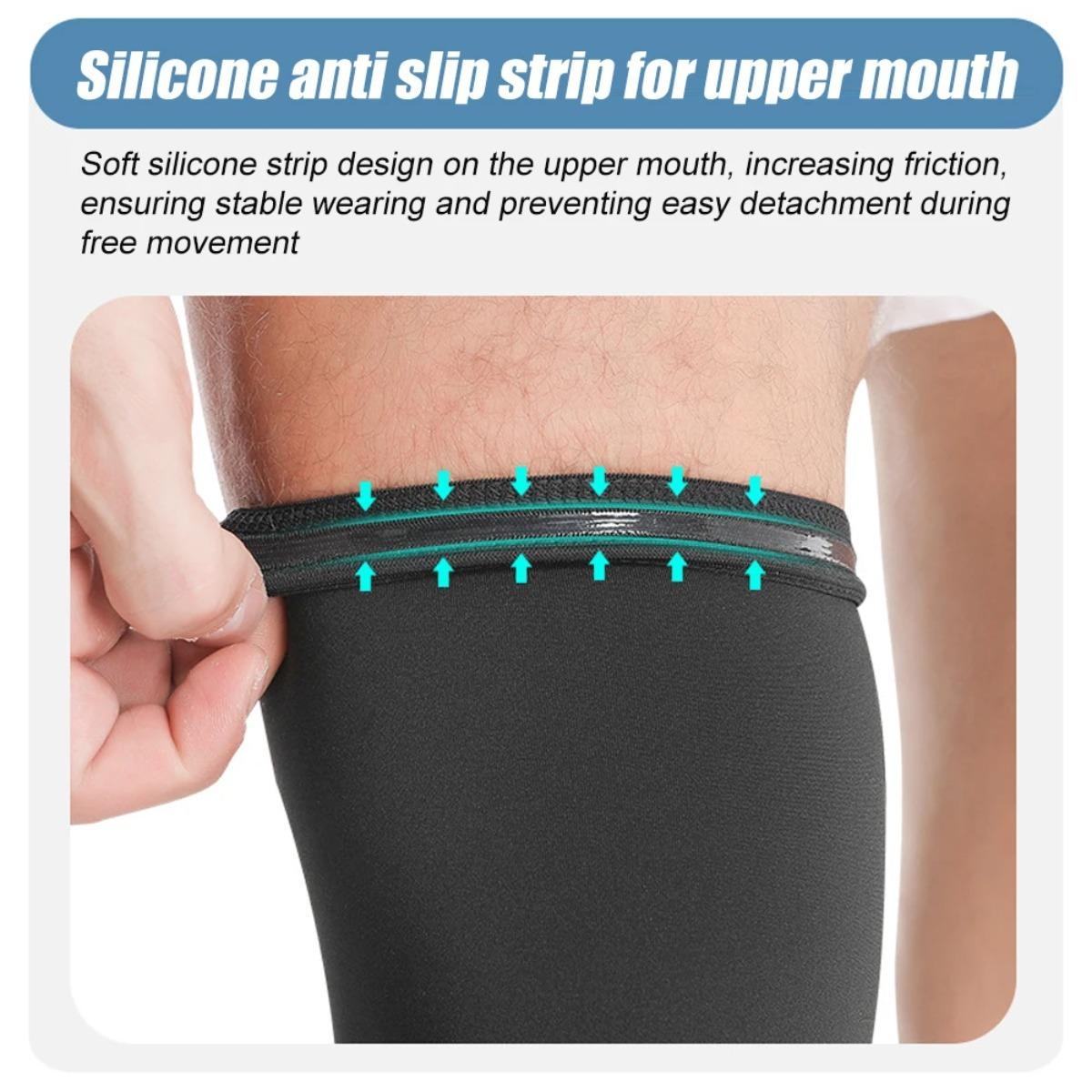 Honeycomb Impact Knee Pads Long Length Sports Protective Gear Basketball Cycling Breathable Anti Collision Leg Sleeve Patella Support Adult