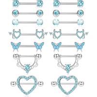 B. Blue Nipple Piercing