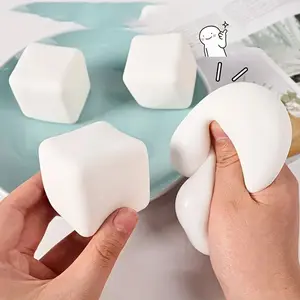 Cute Tofu Stress Squishy – Ultra-Soft Slow-Rise Anxiety Relief Toy