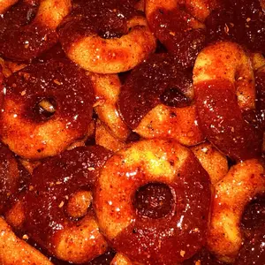 4oz-1 Lb Chamoylicious peach rings candies