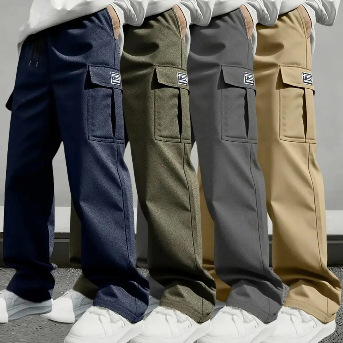 Blue Green Gray Khaki
