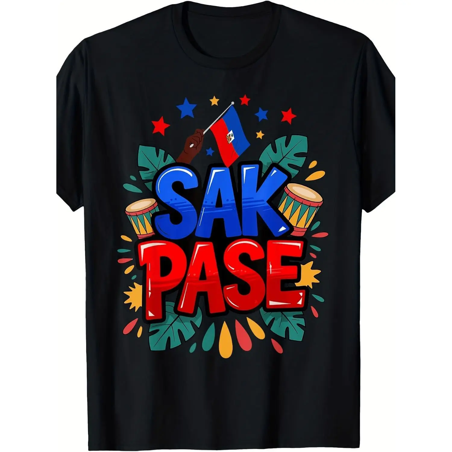 Celebrate Haitian Culture with Pride Unisex Traditional Flag Short Sleeve T-Shirt for Summer 2026