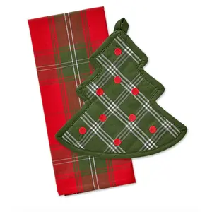 O Christmas Tree Potholder Set