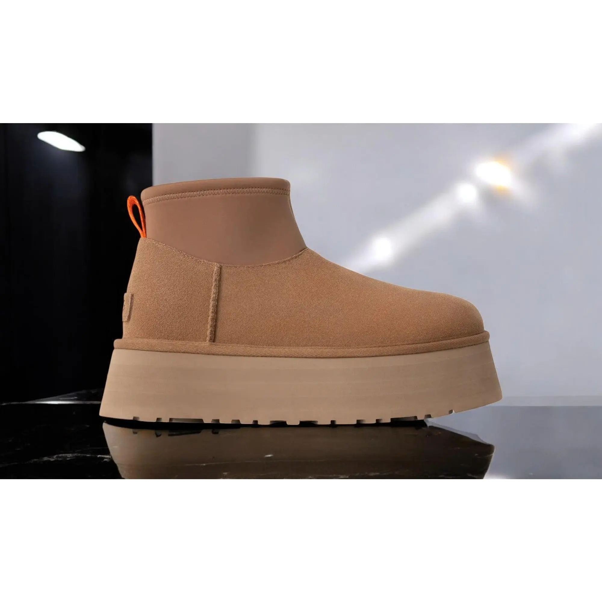 [1168170-CHE] WOMENS UGG CLASSIC MINI DIPPER BOOT 'CHESTNUT'