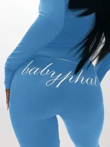 BABYPHAT Women's Pull On Flare Leg Leggings High Waisted Stretchy Bootcut Pants Casual Long Wide Leg Trousers Fall Winter Fashion