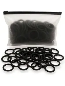 100pcs-Pack Hair Scrunchie Set for Girls, Nylon Elastic, Versatile Style, No-Tug & Hair-Friendly, Casual All Seasons