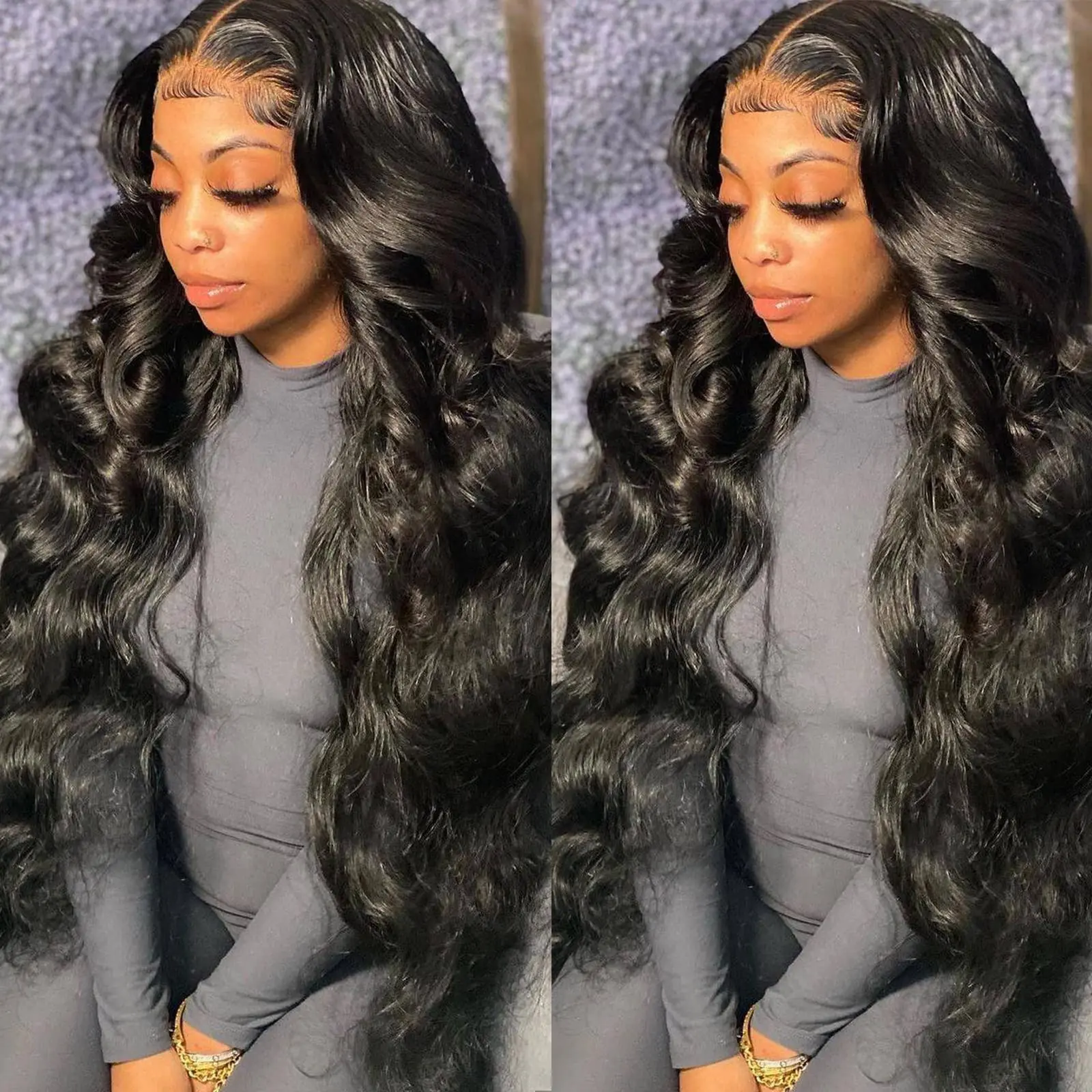 [LIVESTREAM] 24 INCHES 13X4 Body Wave Lace Front Human Hair Wigs 180 Density 13x6 HD Transparent Lace Frontal Wigs For Women